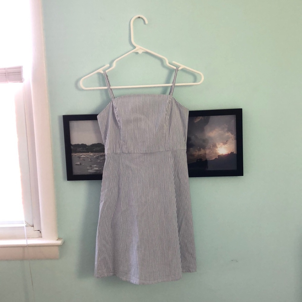 Urban Outfitters Blue and White striped dress!